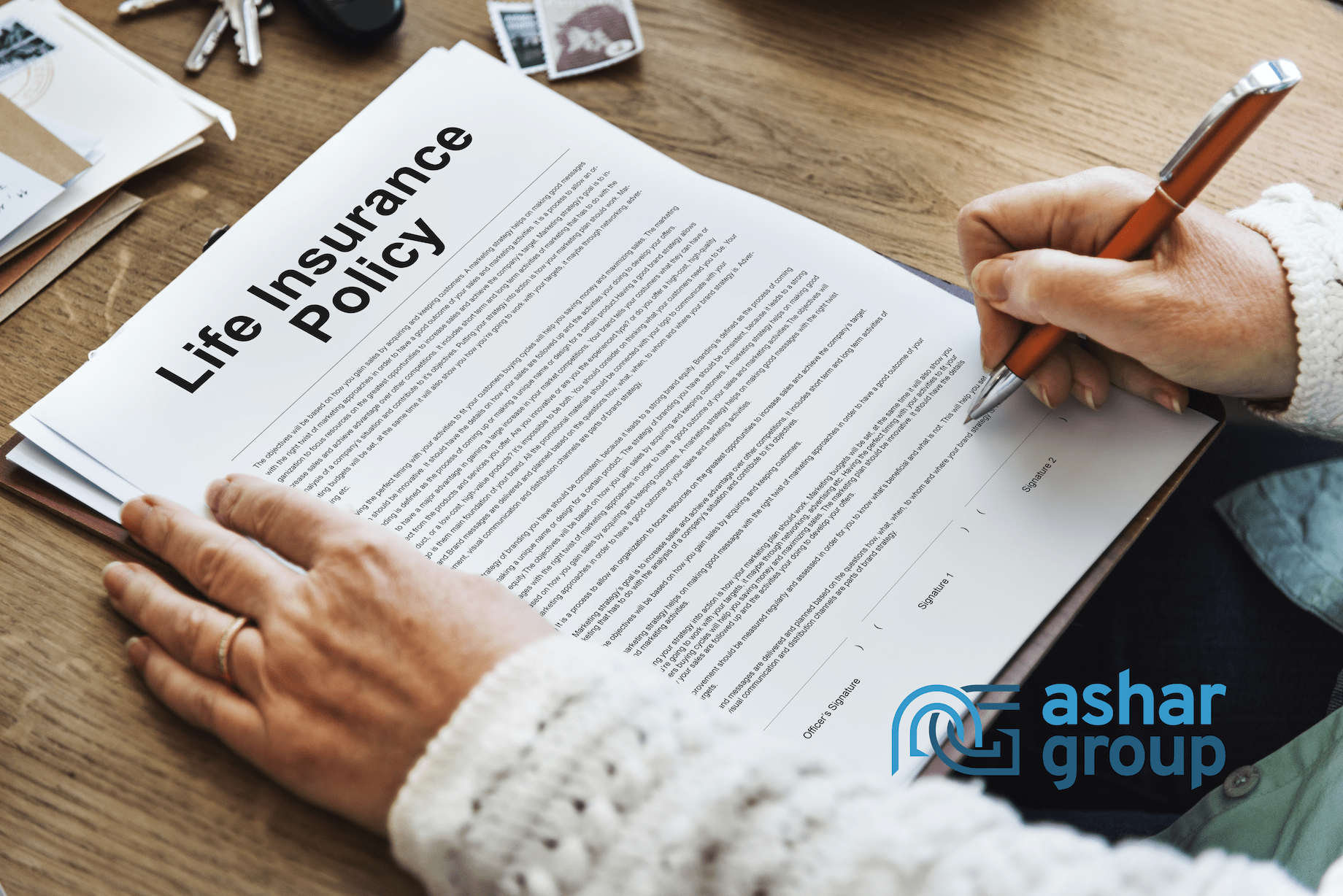 Alternative Solution to an Accelerated Death Benefit Ashar Group