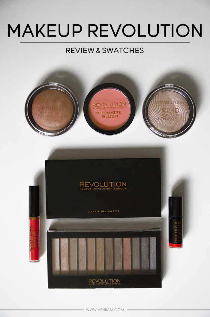 UK's Makeup Revolution Comes to Ulta Review & Swatches ashbam