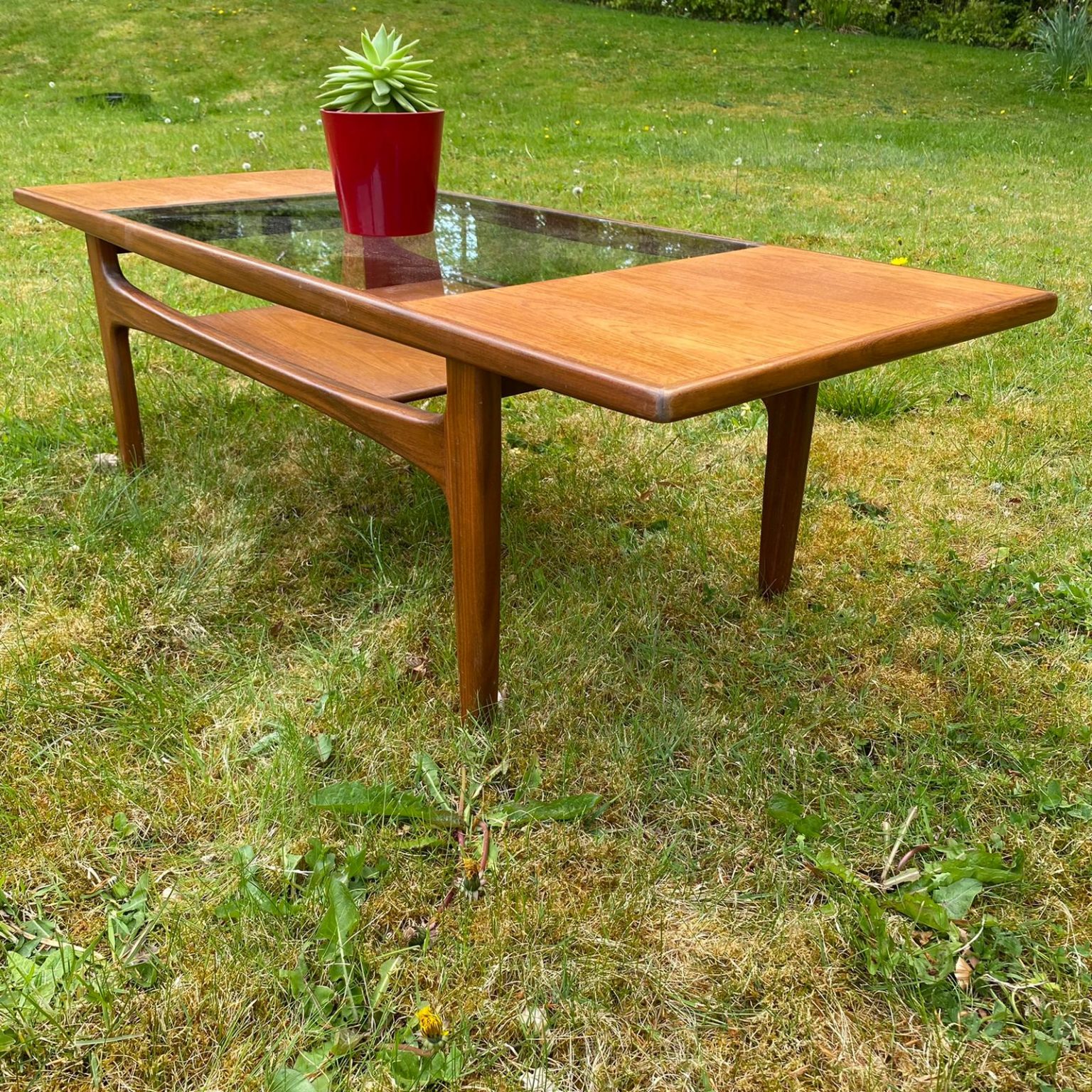 A really super G Plan Fresco Teak Long John Coffee Table