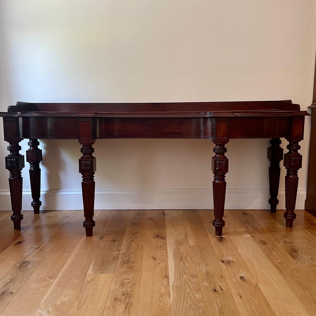 Irish Regency Mahogany Hall or Serving Table. Ashbrook Antiques