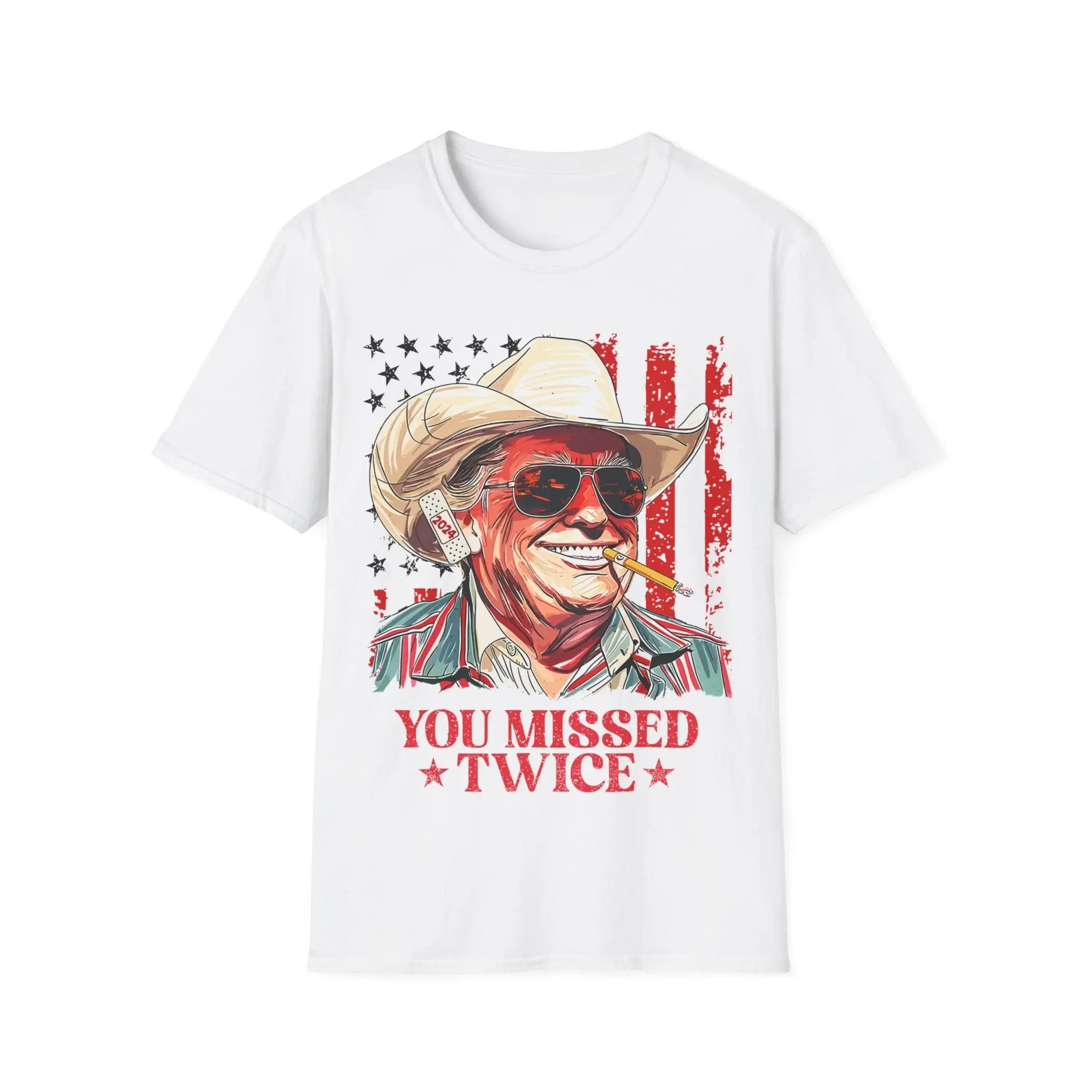 You Missed Twice Shirt Donald Trump You Missed Again Tee AshBubble