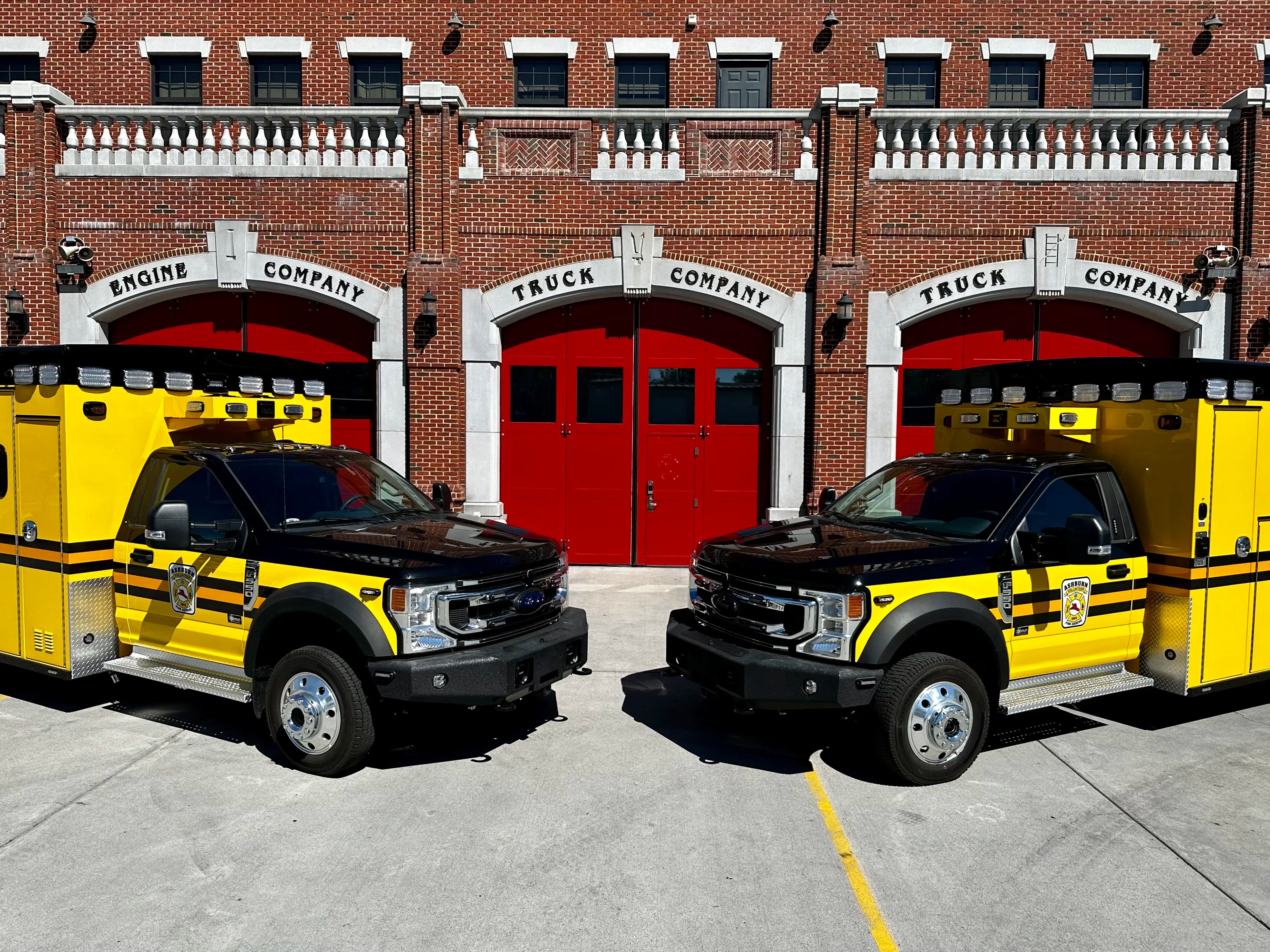 Ashburn Takes Delivery of Two New Ambulances! Ashburn Volunteer Fire