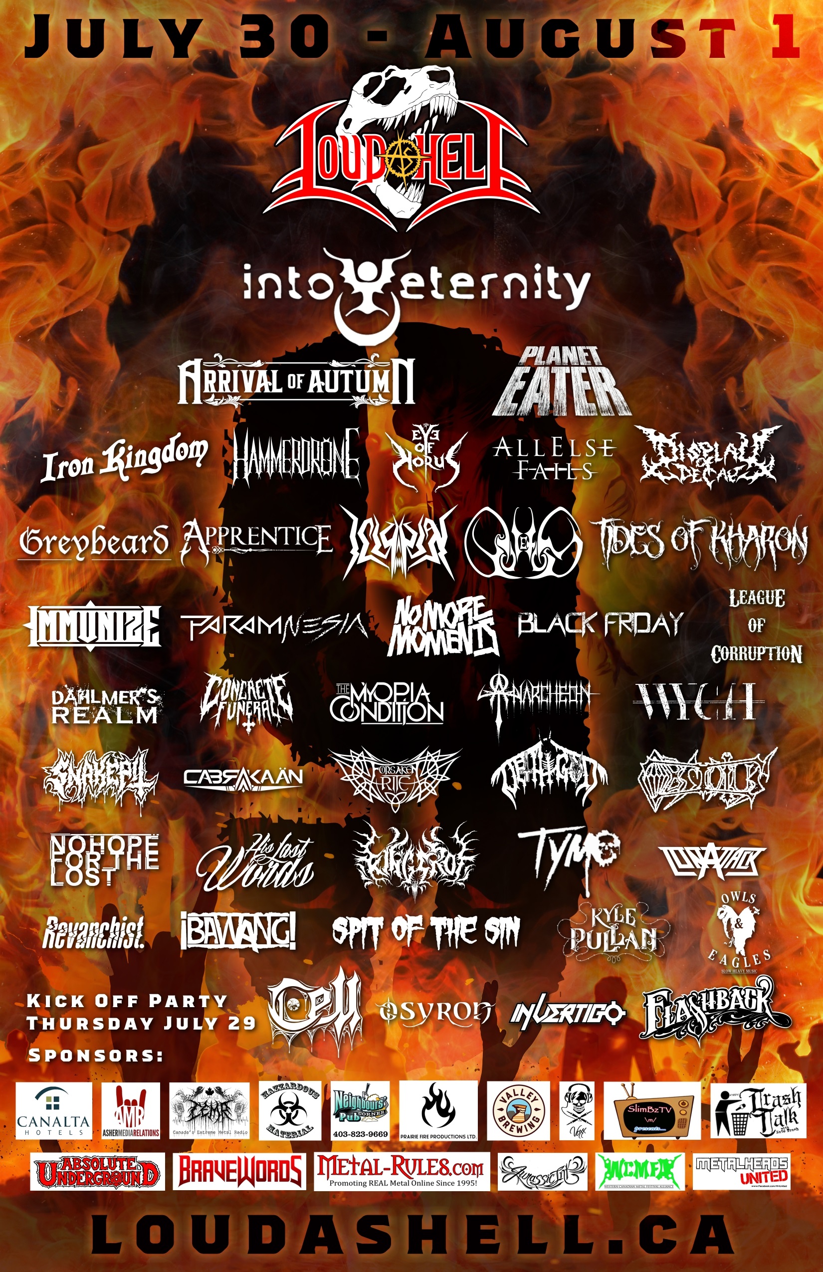 CANADIAN METALFEST LOUD AS HELL REVEALS 2021 LINE UP FOR ITS RETURN