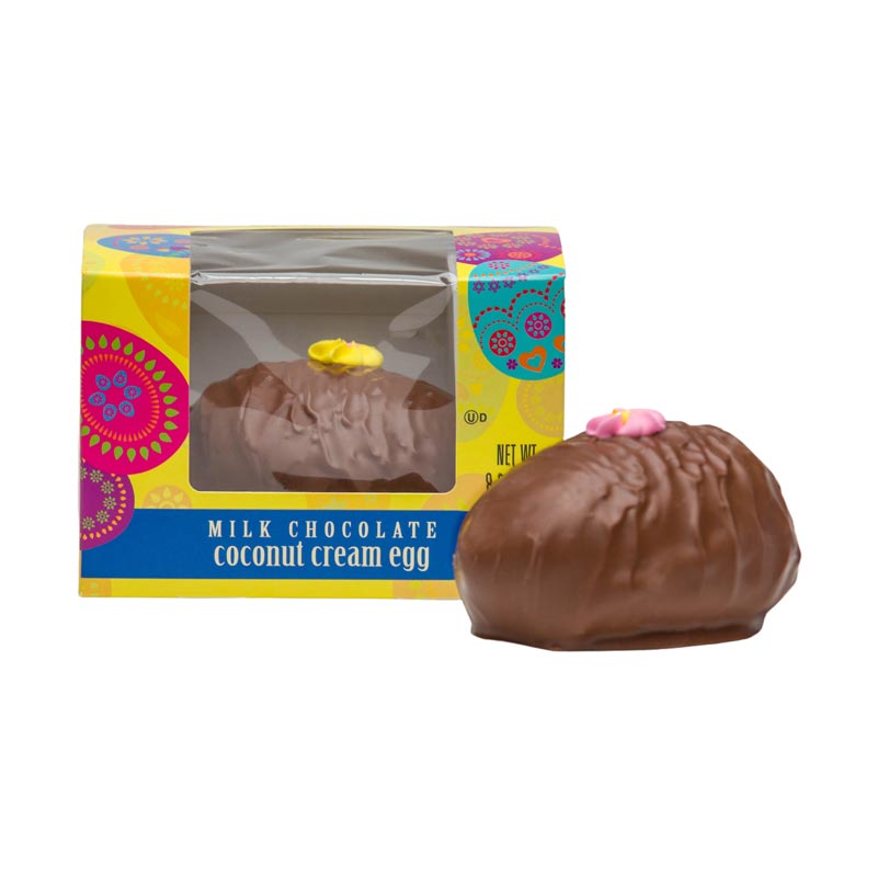 Milk Chocolate Coconut Cream Egg Asher's Chocolate Co.
