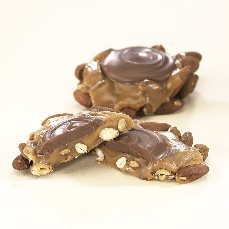 Milk Chocolate Almond Pralines I Asher's Chocolates