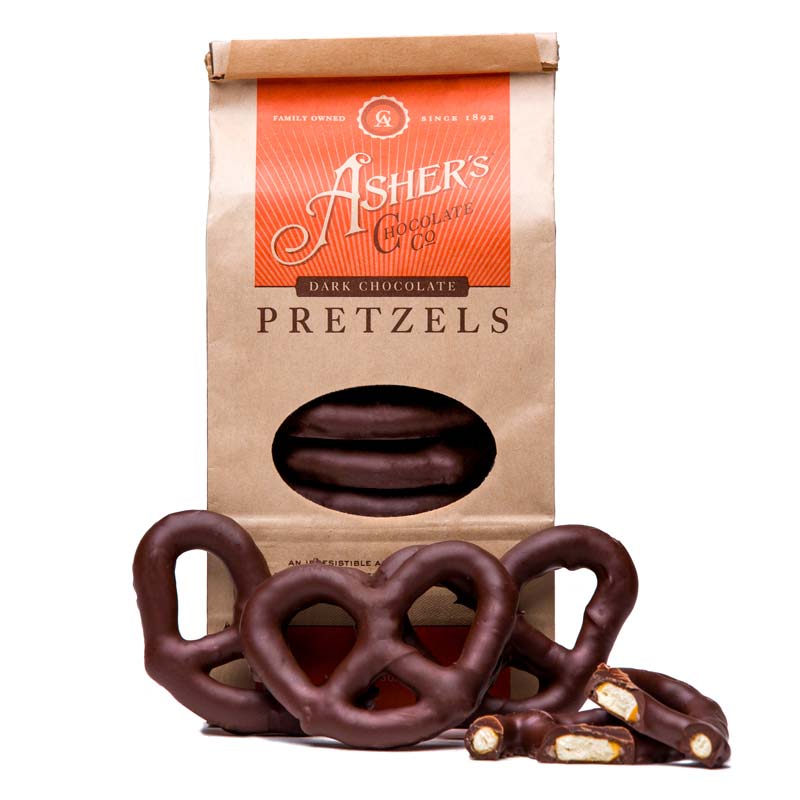 Dark Chocolate Covered Pretzels Asher's Chocolates
