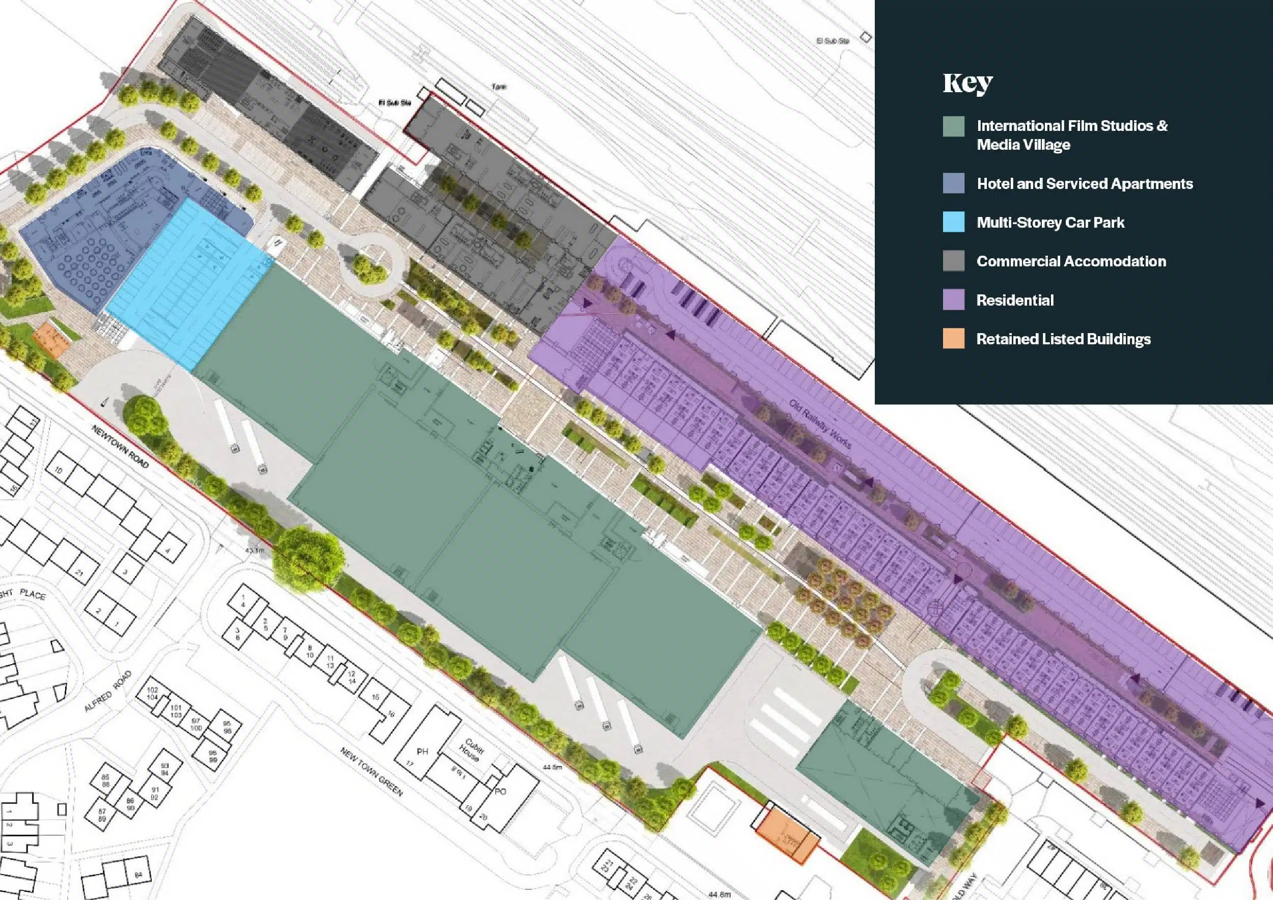 Masterplan Film Studios & Offices by Ashford International Studios