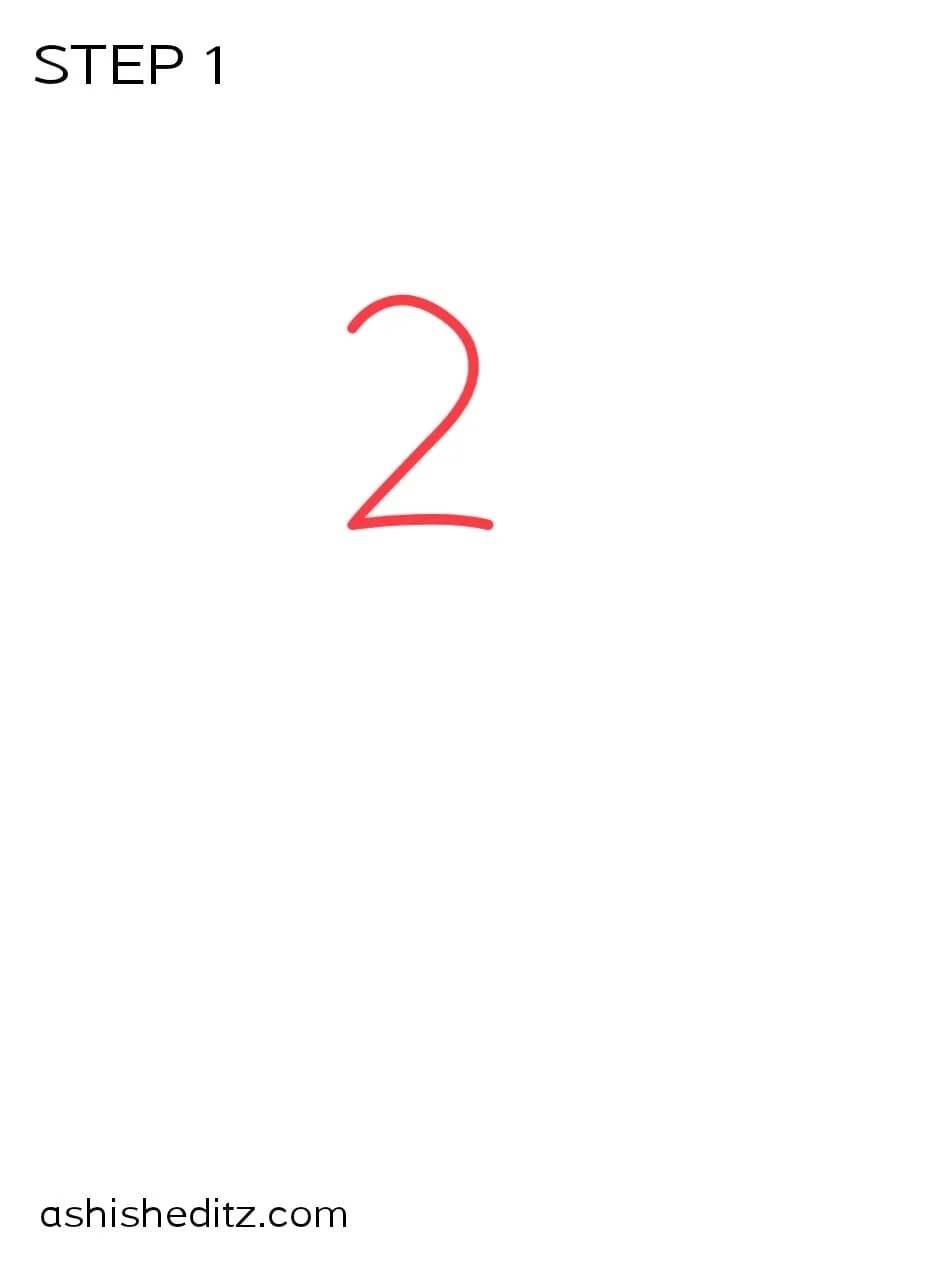 How to draw a flamingo easy step Tutorial