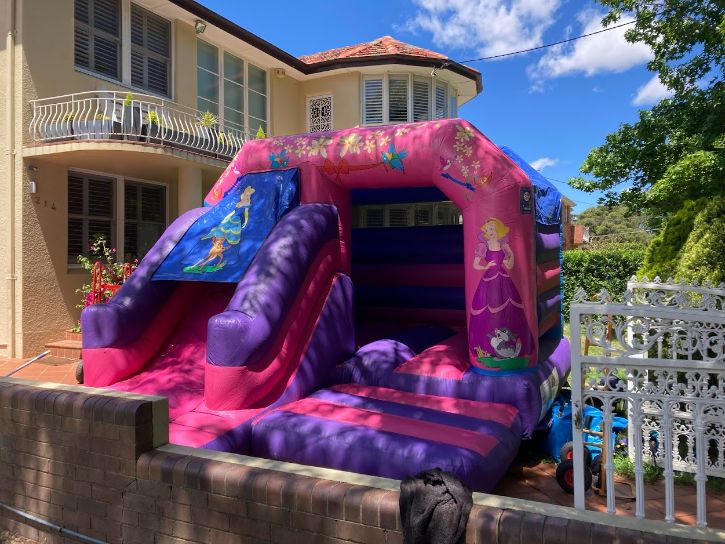 Front Slide Princess 15 Cheapest Jumping Castle Hire In Sydney Ash