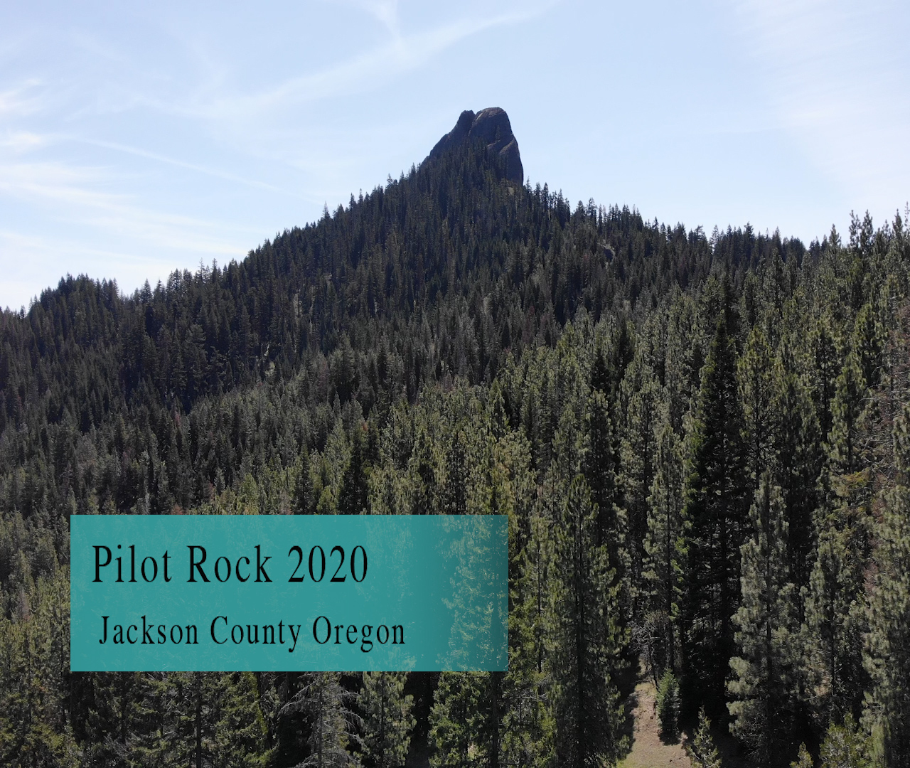 Ashland Trails Videos and Maps of Pilot Rock 2020