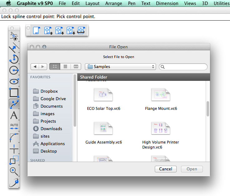 CAD & 3D Modeling Software for Mac & Windows AshlarVellum™ Graphite™ 2D/3D CAD v9. Feature
