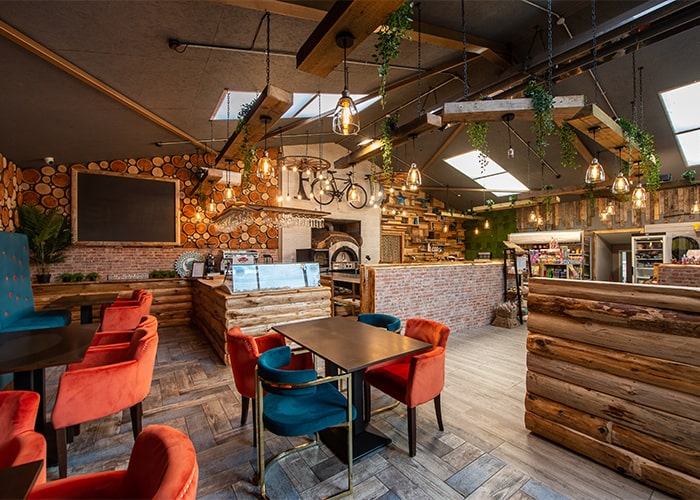 Coffee Shop Old Barn Café Luxury Lodges Ashlea Pools