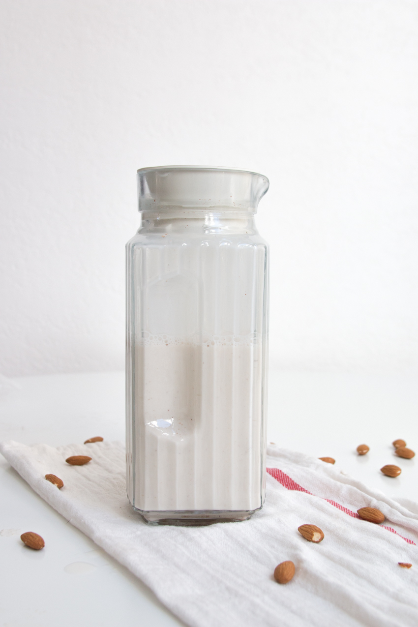 The BEST Homemade Almond Milk Ashley Lauren Design Studio
