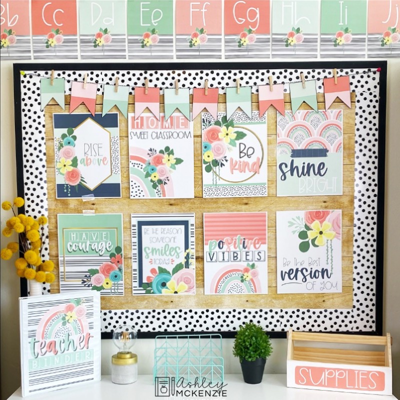 Best Bulletin Board Backgrounds and Borders Ashley McKenzie