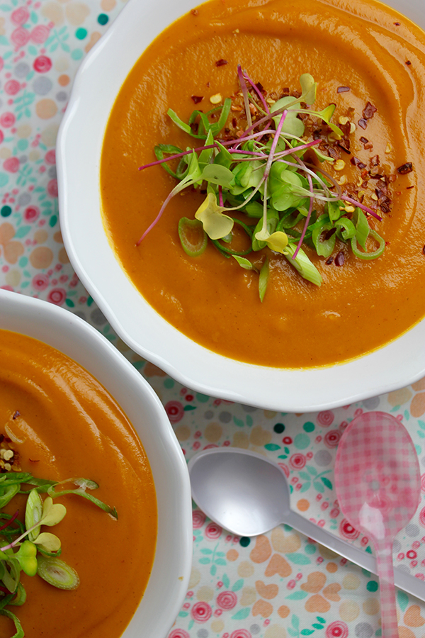 Sweet potato chipotle soup Ashley Pardo