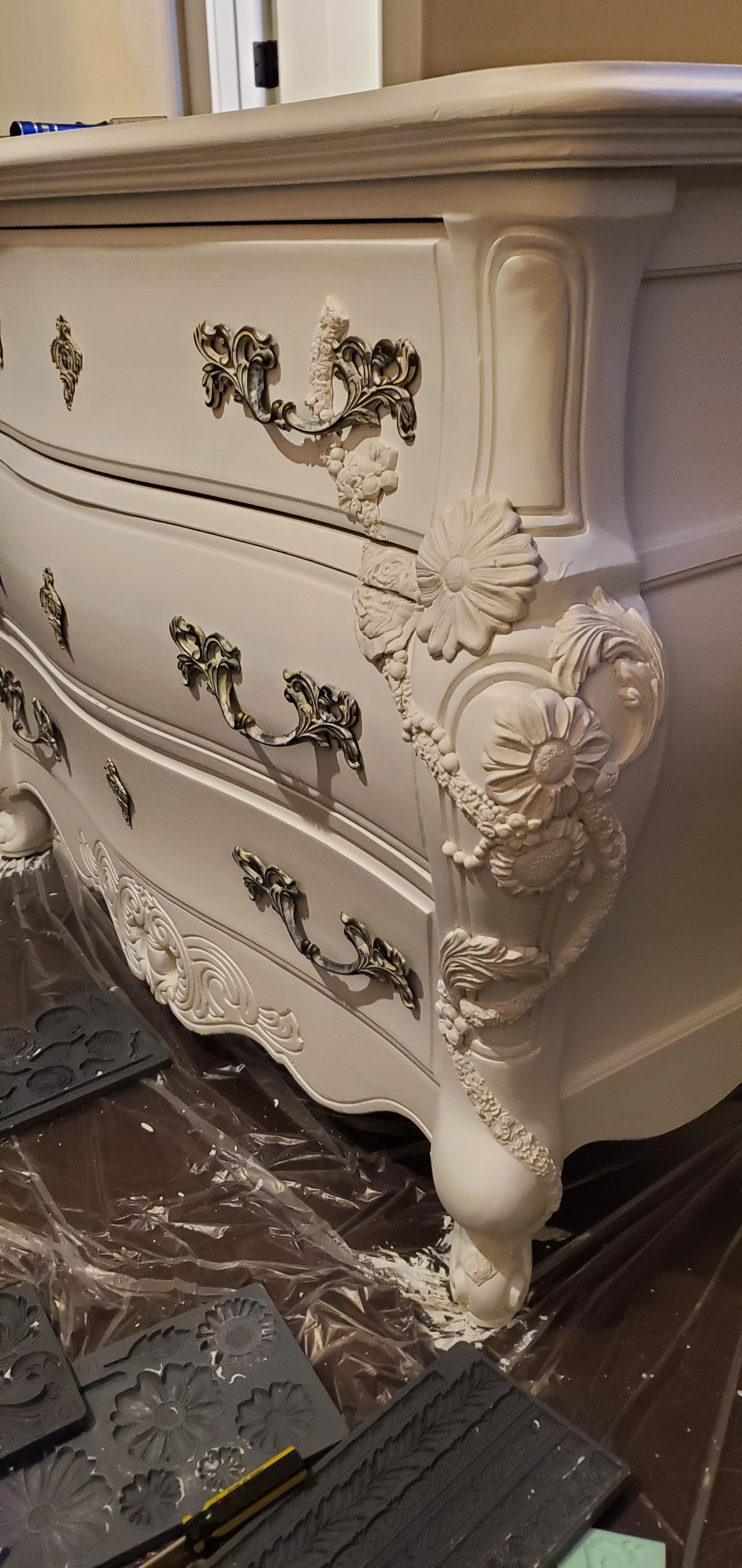 Bombe Dresser Refinish Ashley Questell