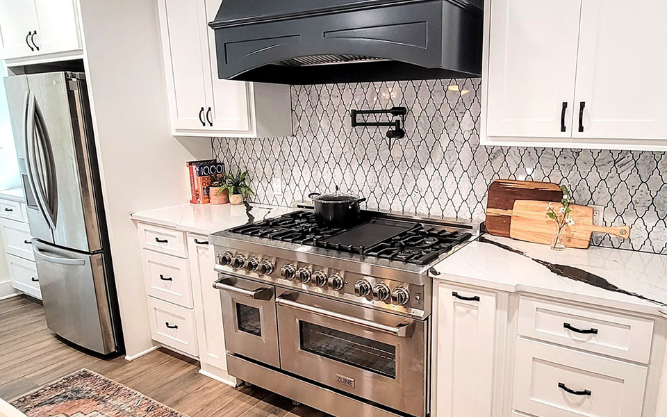 Transitional Kitchen Remodel Shady Grove in South Bossier, La. Ashley's Building & Construction