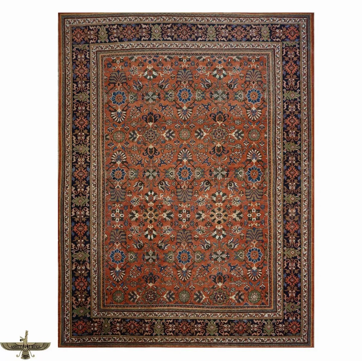 Antique Persian Sultanabad 10x14 Area Rug 1142822 · Ashly Fine Rugs