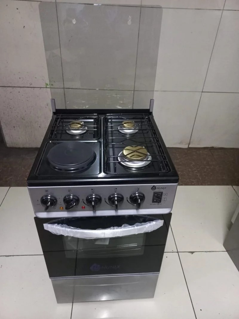 Nunix Standing Cooker with Electric Oven Ashna Home