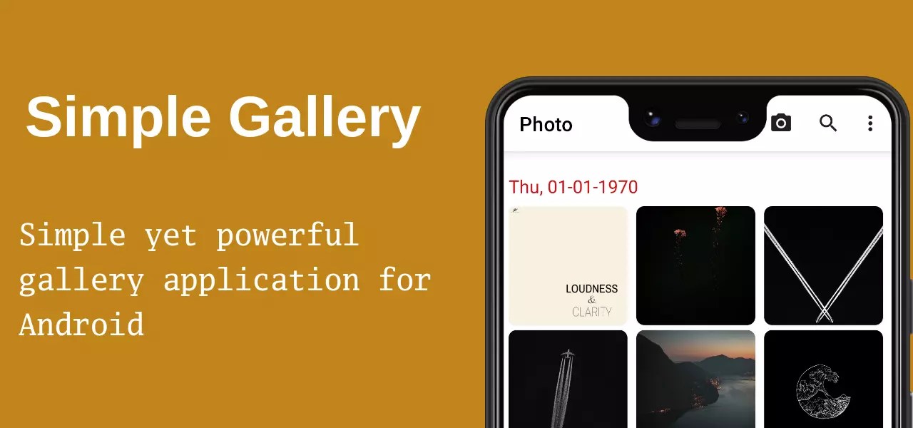 Simple Gallery Simple yet powerful gallery app for Android /ashpex