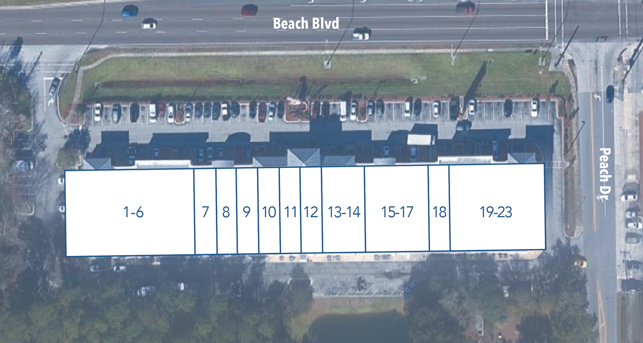 Park Place Retail Space For Lease on Beach Blvd Ash Properties