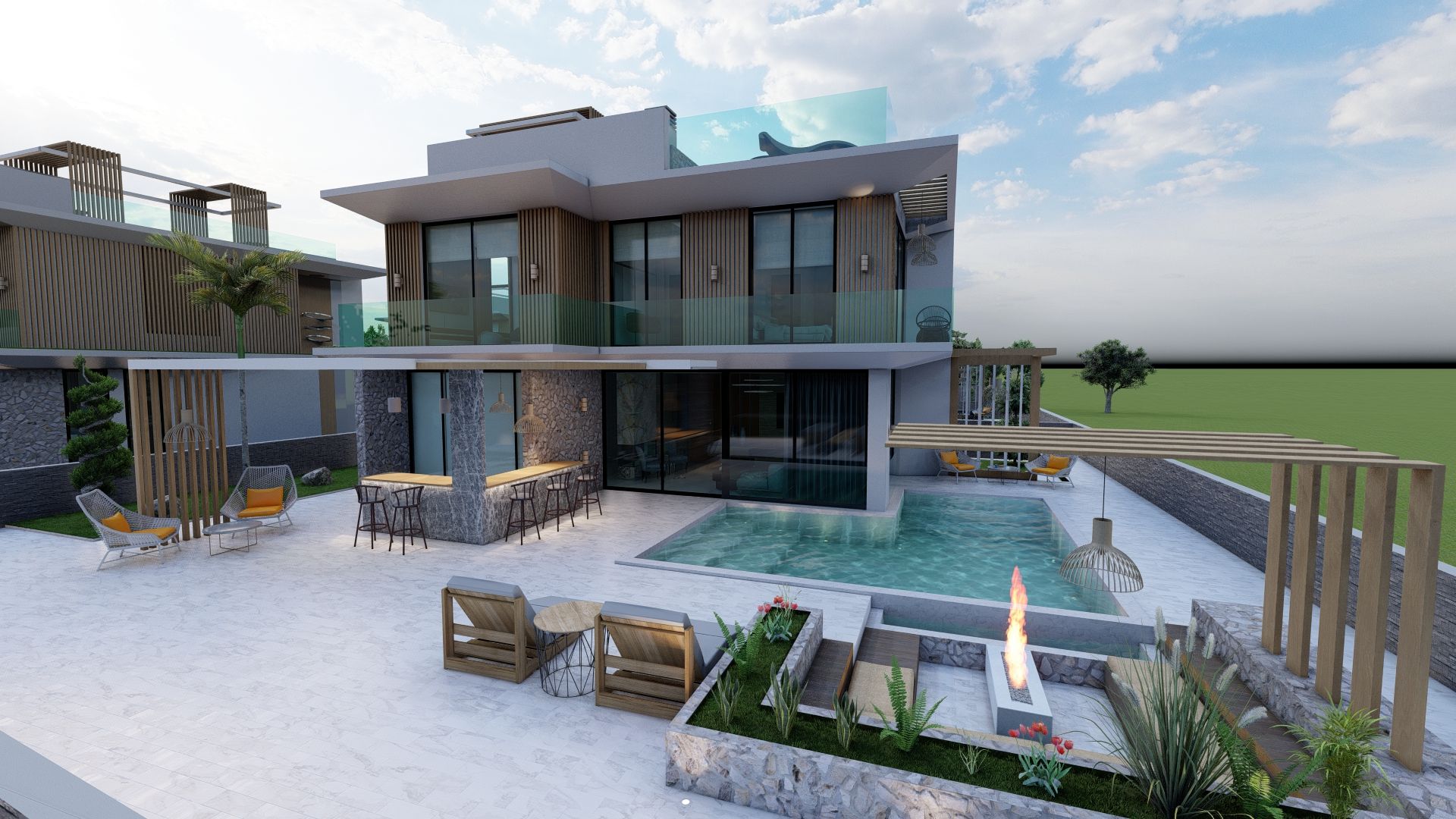 3 Bedroom Villas for sale in Iskele, Bogaz, North Cyprus ( Under