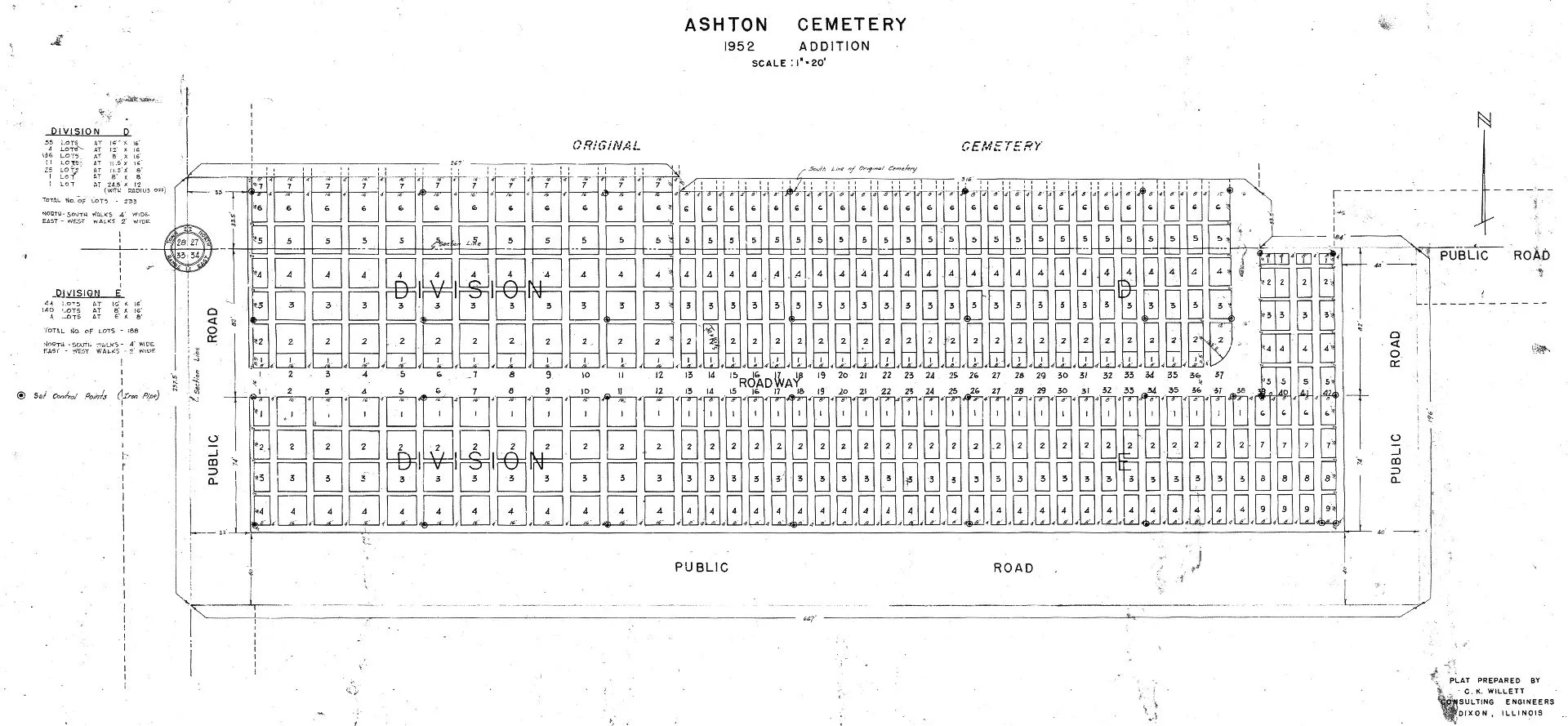 Ashton Cemetery Village of Ashton, IL