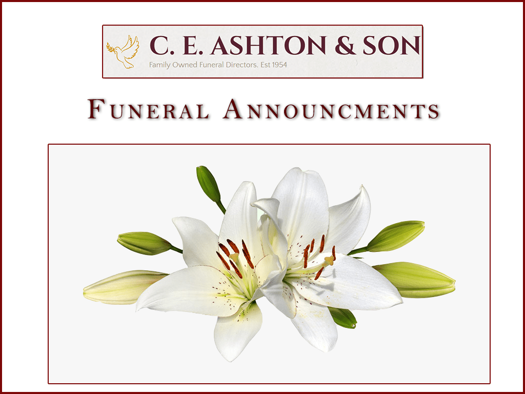 TraceyMarie Jackson Ashton's Funeral Directors