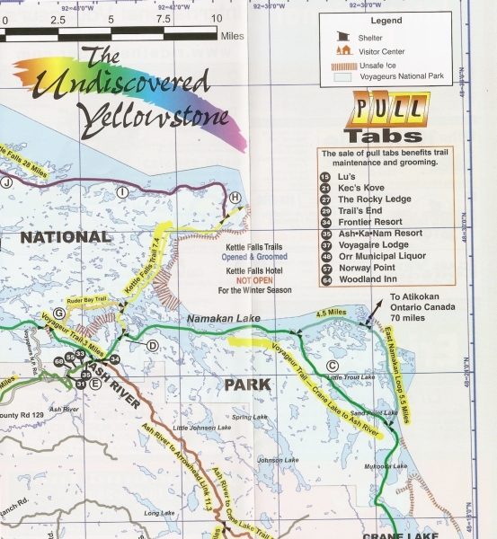 Voyageurs Snow Map 3