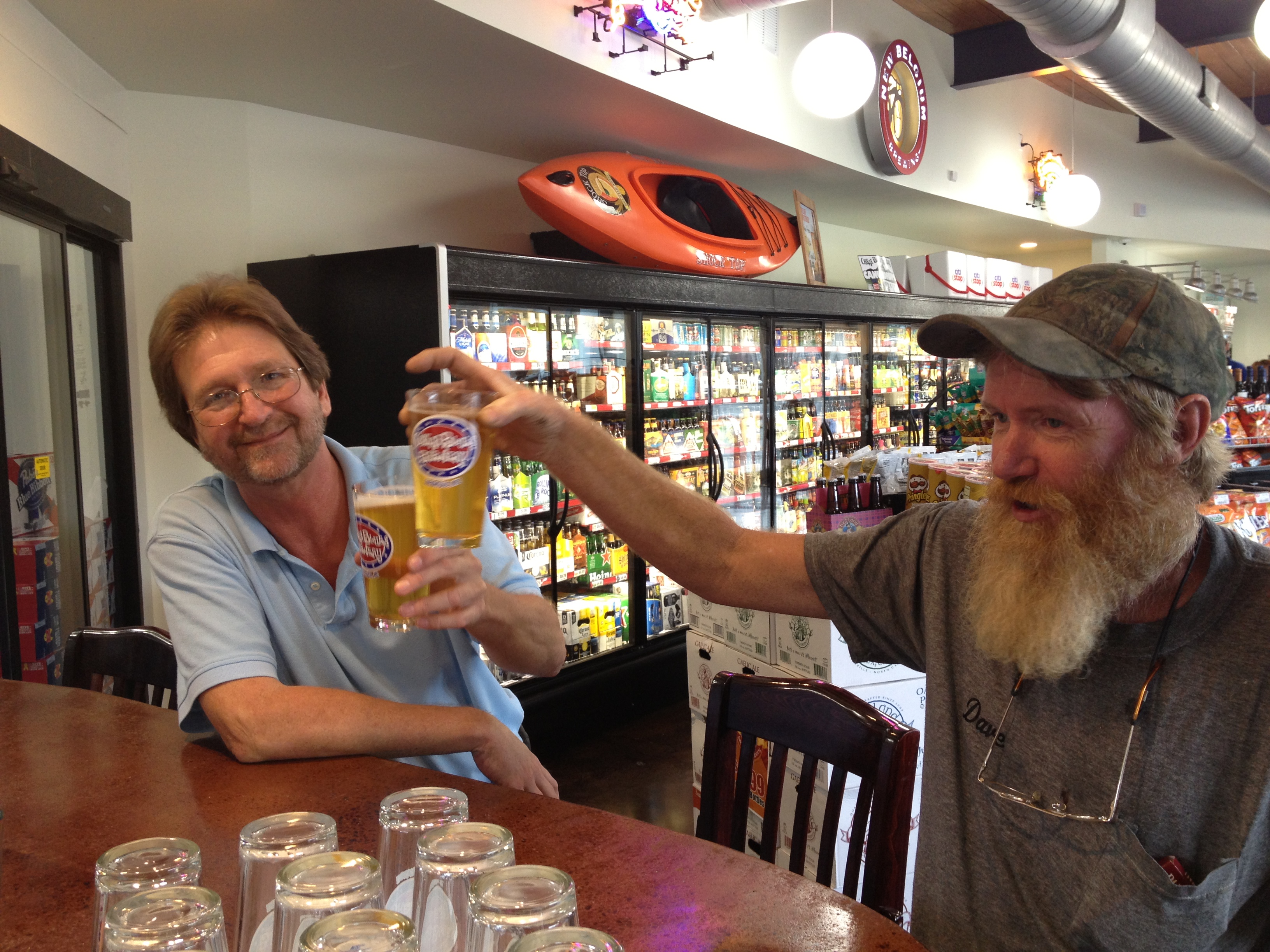 PHOTOS First day at the Brew Pump bar in a gas station on Haywood Road