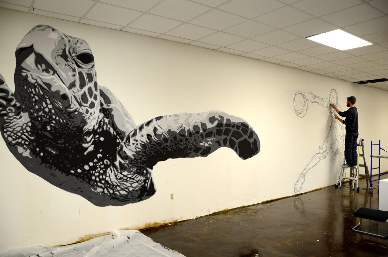 Artists collaborate on big new mural at Boys & Girls club in West