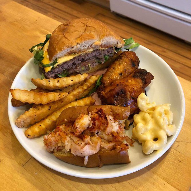 STU HELM’S FOOD FEED Fried Fish, Lobster Rolls, Burgers, Wings, McRib
