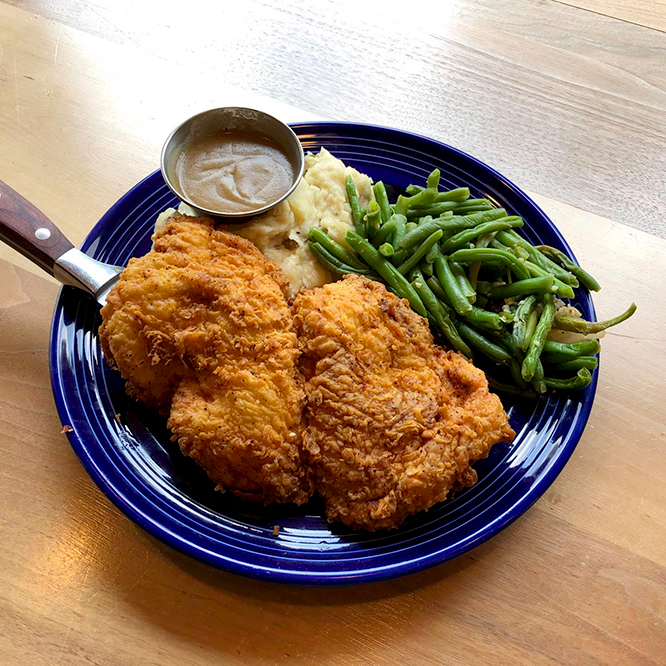 STU HELM’S FOOD FEED Blue Plate Special, Breakfast All Day, Sushi and