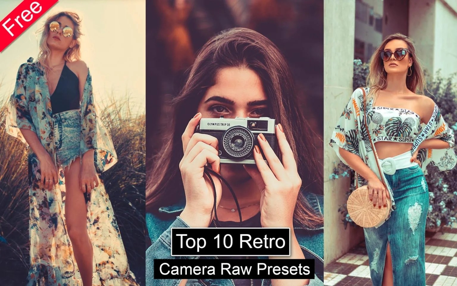 Download Top 10 Retro Camera Raw Presets for Free Top 10 Camera Raw