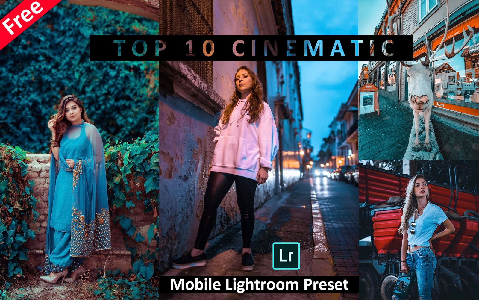 Download Top 10 CINEMATIC Mobile Lightroom Presets for Free Cinematic