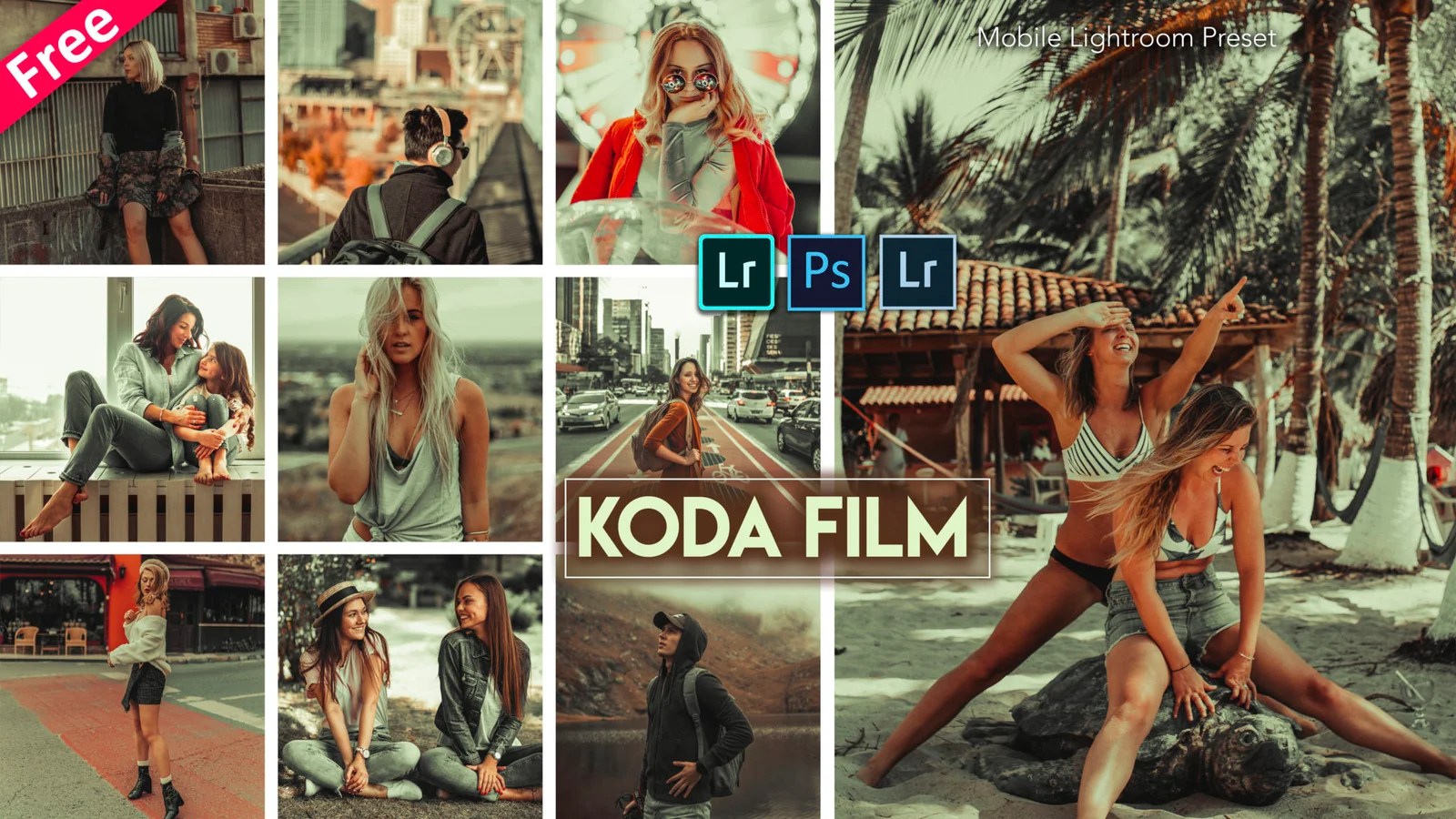 Download Koda Film Mobile Lightroom DNG Preset for Free Kodak 500