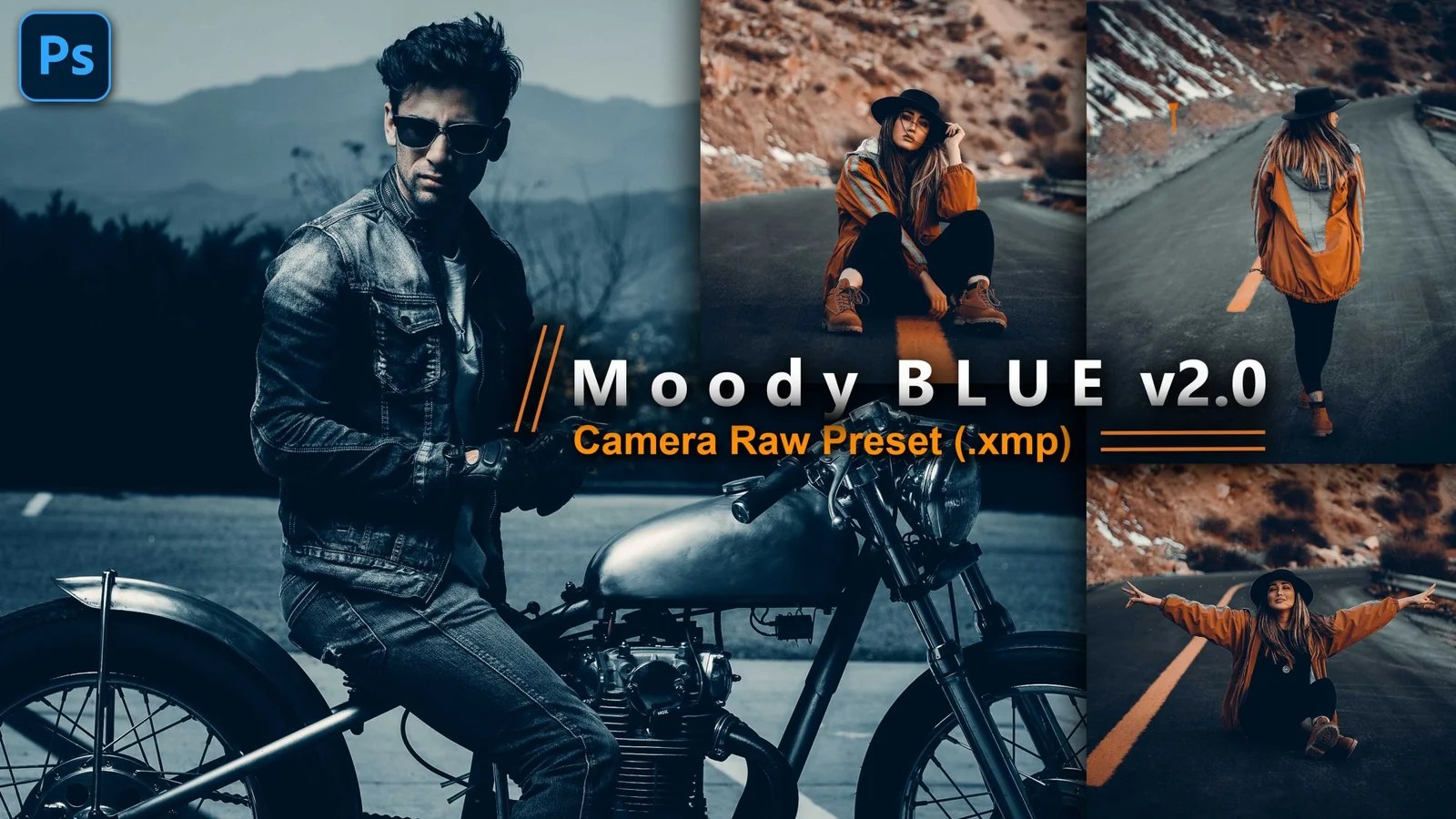 Moody BLVCK GOLD Camera Raw XMP Preset of 2021 for Free Moody BLVCK