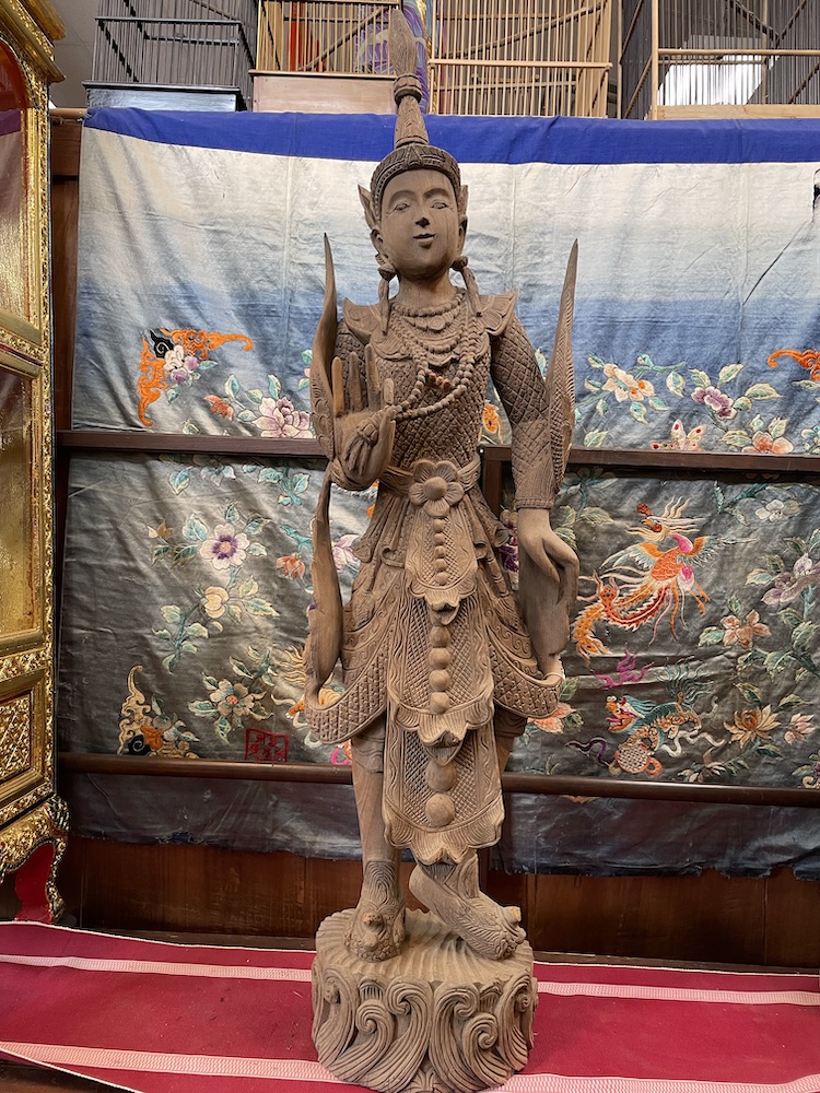 Old Teak Burmese Nat Burmese Statues, Asian Art Imports