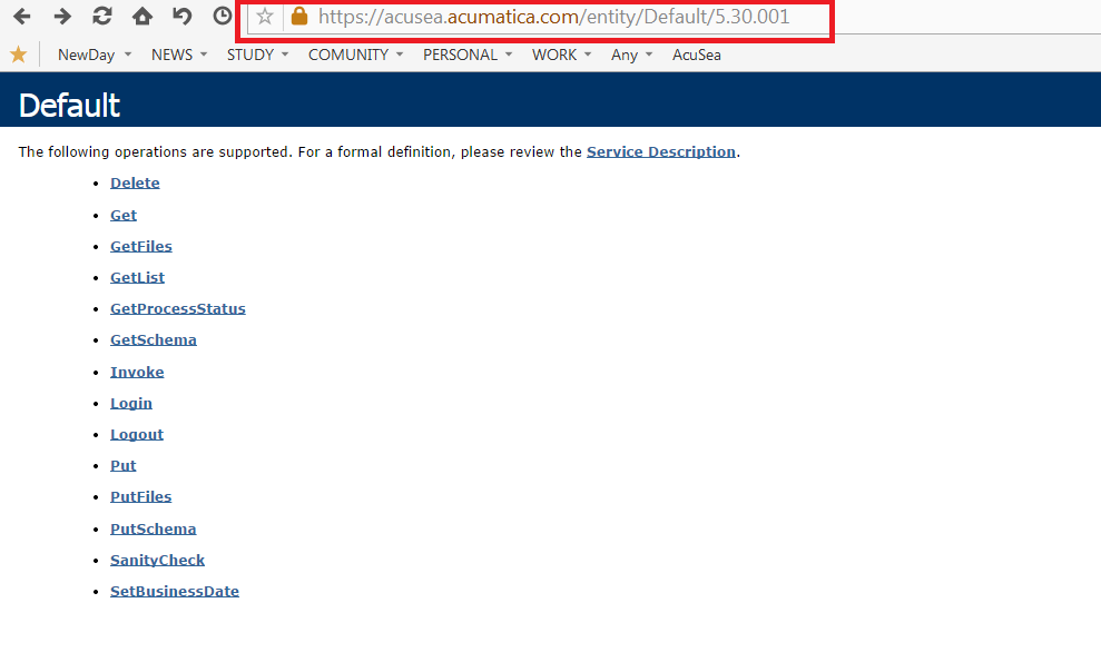 ContractBased  Services API Acumatica Developers Blog