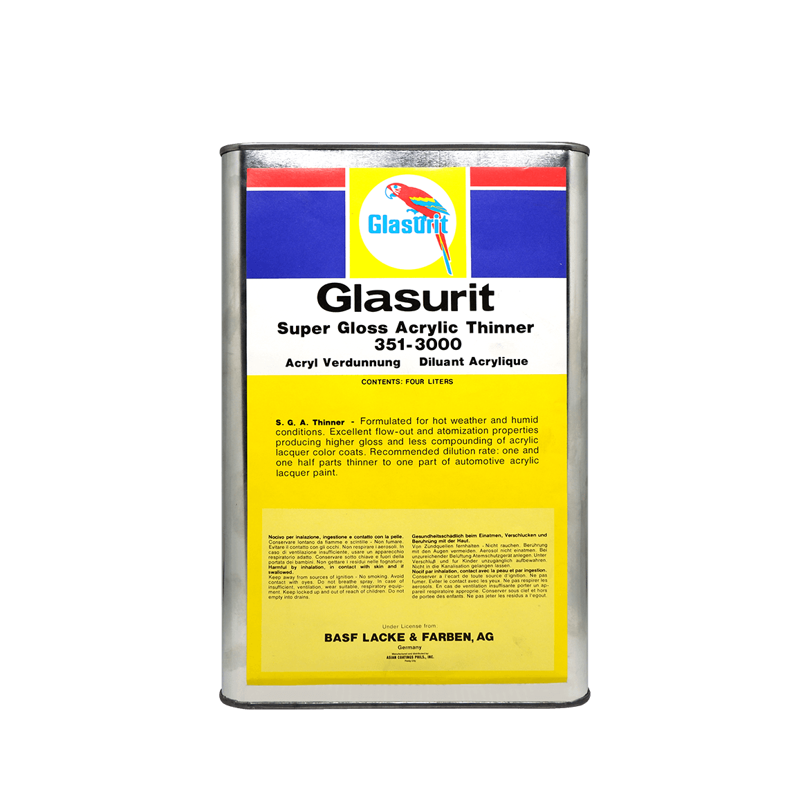 Glasurit Acrylic Thinner Asian Coatings