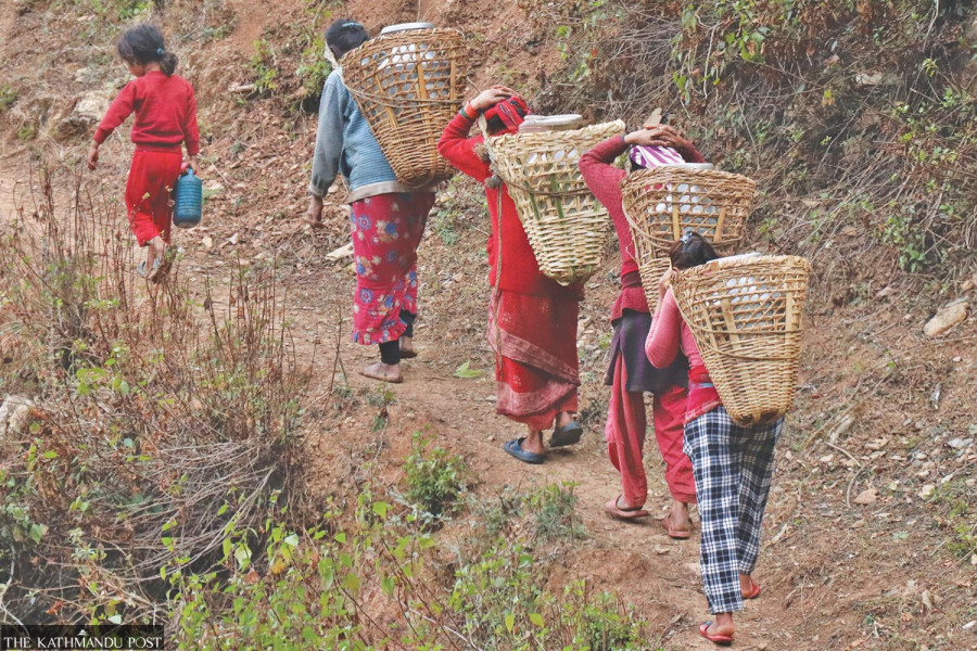 As springs dry up, water shortage deepens in high altitude villages in