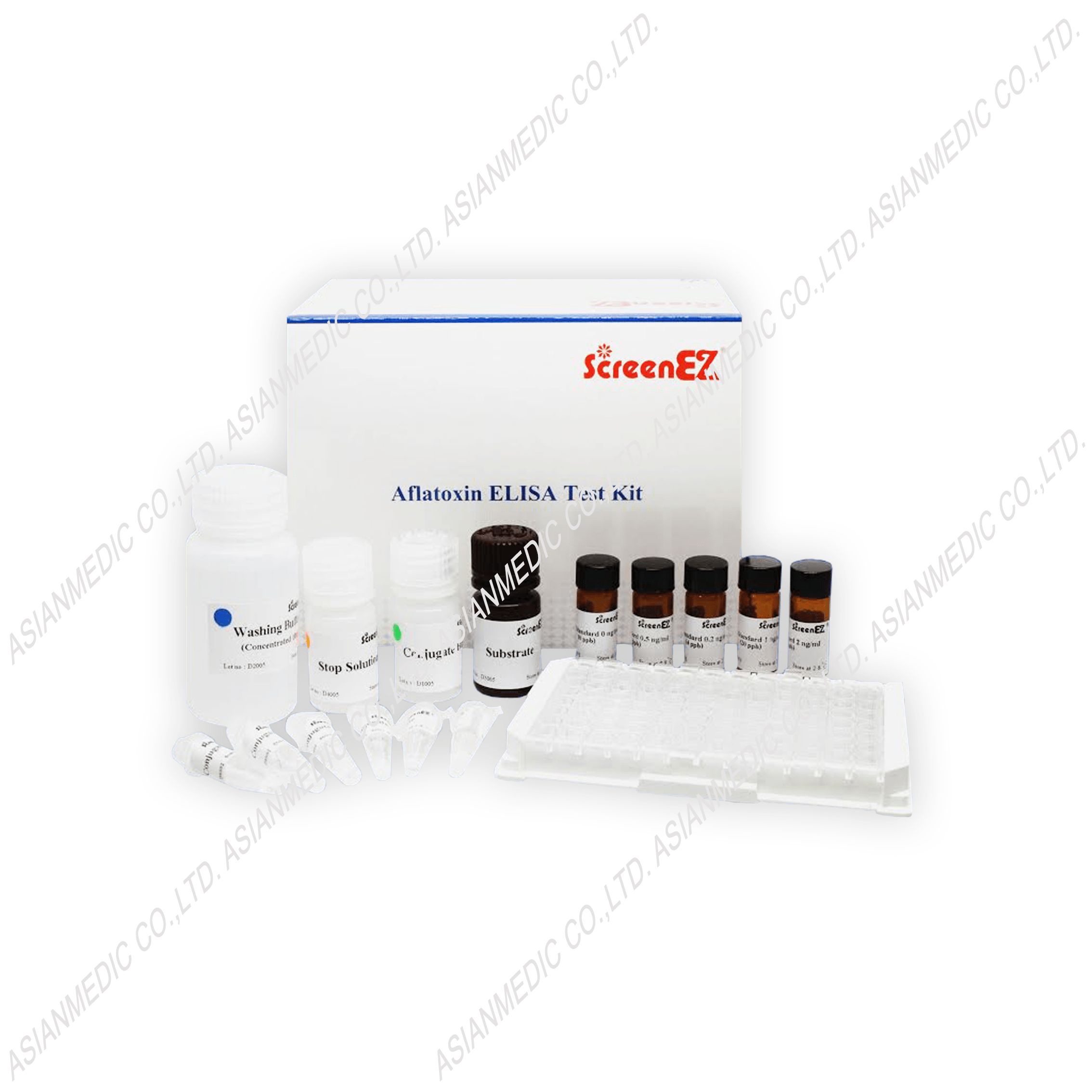 Aflatoxin ELISA Test Kit Asianmedic