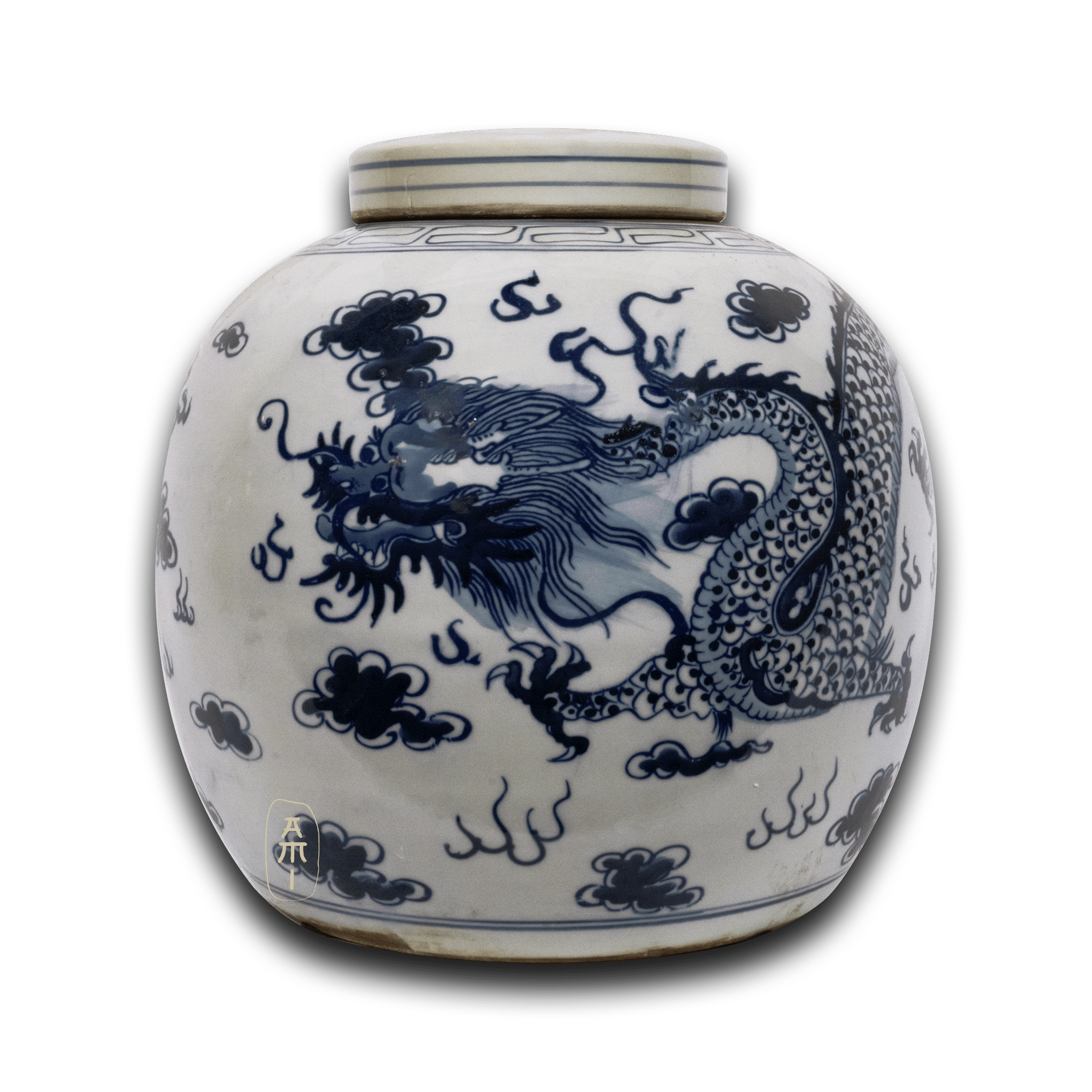 Ceramic pot dragon XL Asian Mix Interior