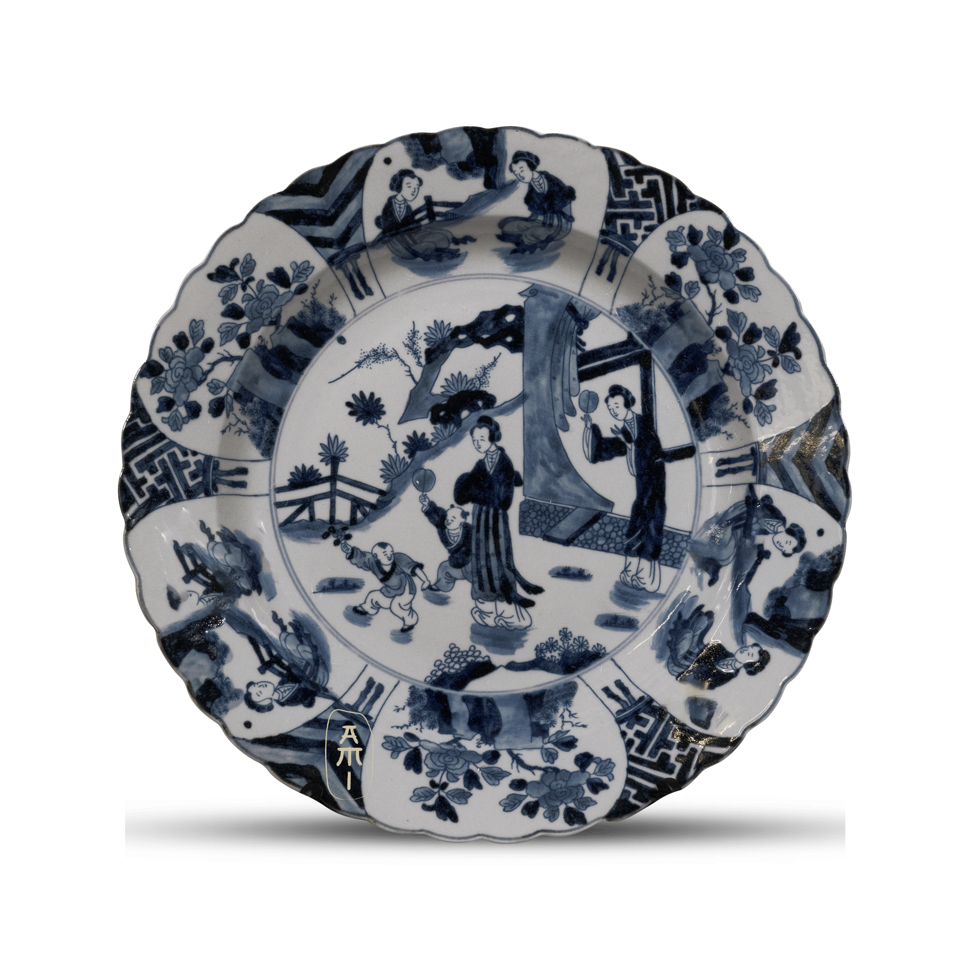 Ceramic plate People Asian Mix Interior