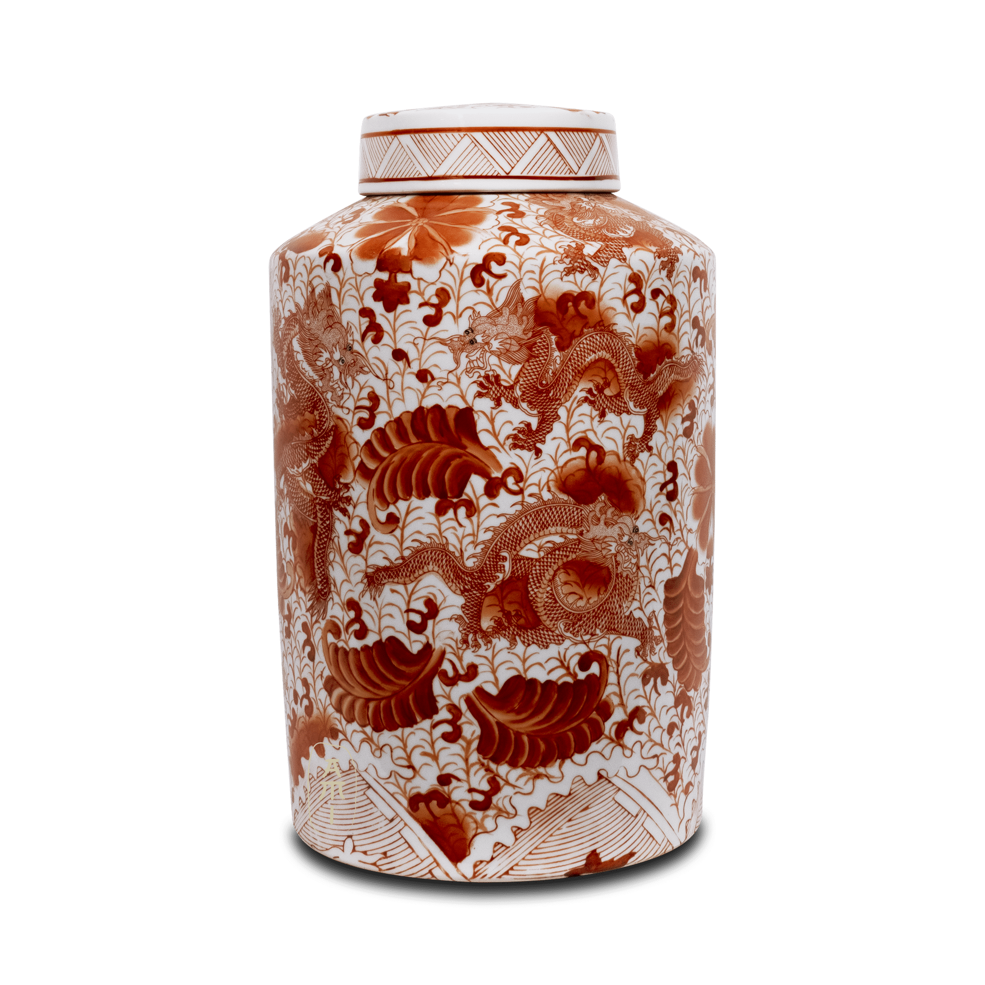 Red dragon pot L Asian Mix Interior