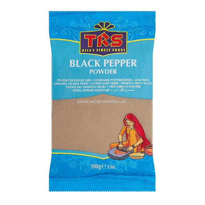 Schwarze,Pepper Powder,Black,TRS 100g (Artnr50507) Asia shine