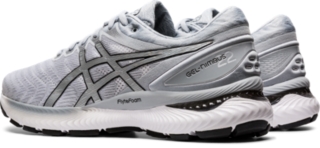 Men's GELNimbus 22 White/Pure Silver Running Shoes ASICS