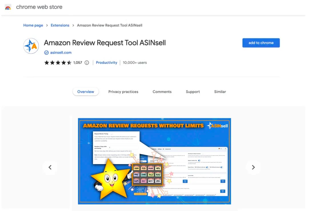 ASINsell Software for Amazon About Review & Feedback and more for