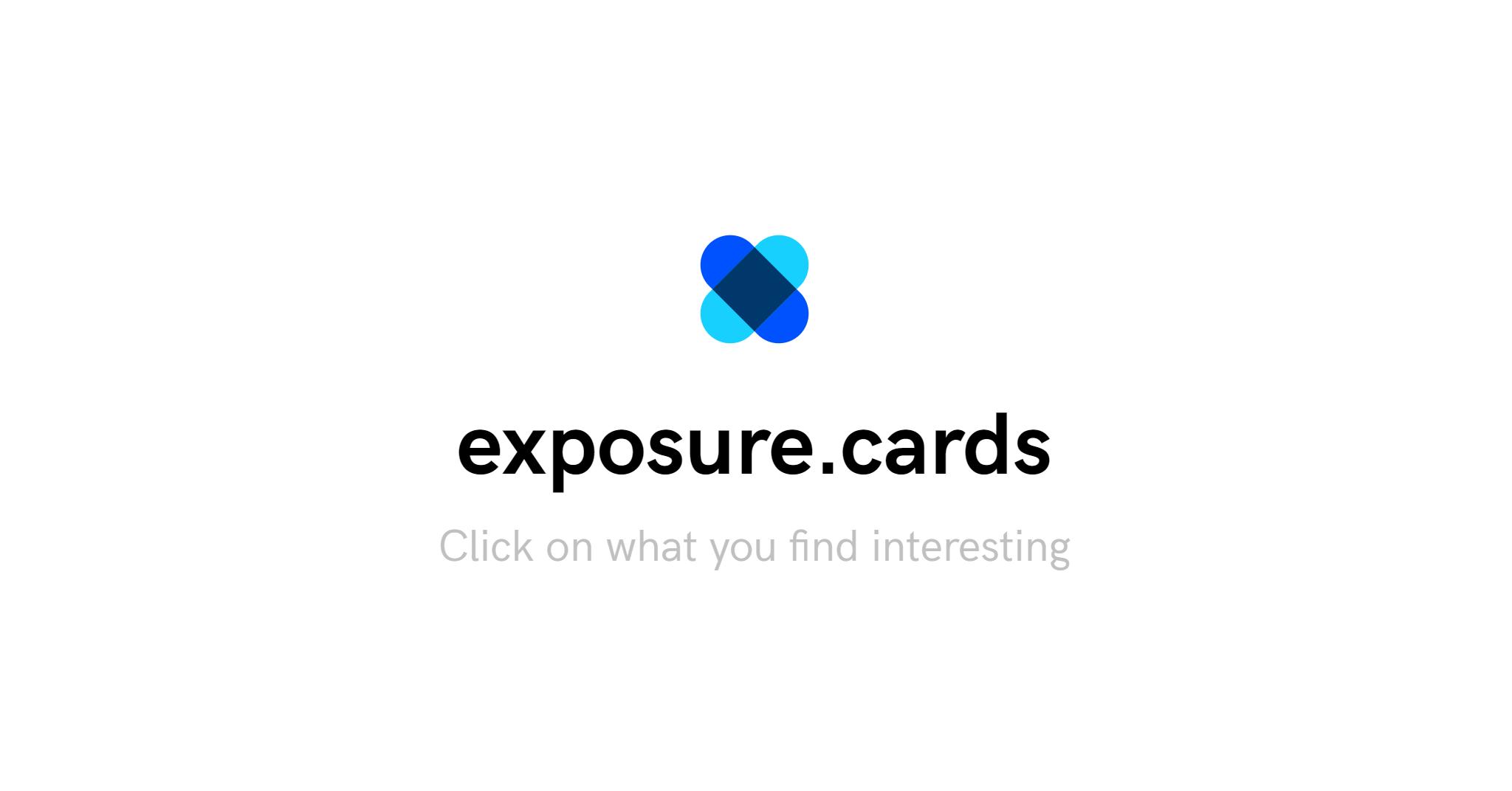 Exposure Cards