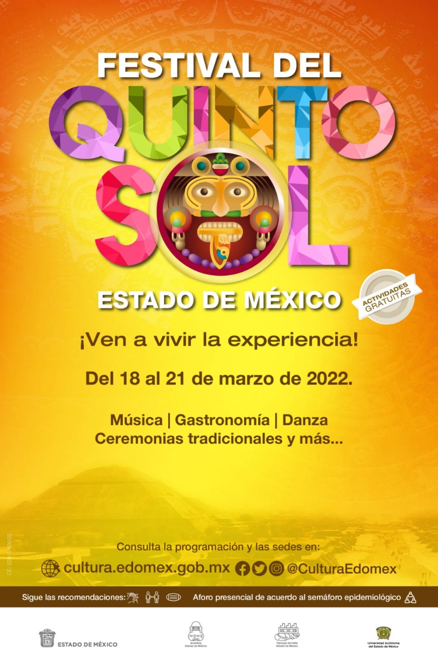 Preparan Festival del Quinto Sol en Edomex